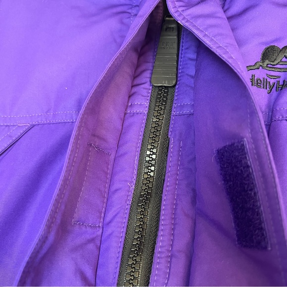 ✖️SOLD✖️•HELLY HANSEN• Purple/Black Parka Winter Coat Unisex - Picture 6 of 15